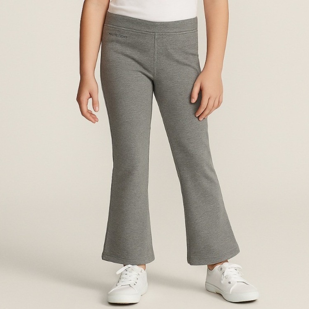 Polo Jeans Ralph Lauren Gray Flare Pants Girl‎ XL Gray Split Hem Athleisure